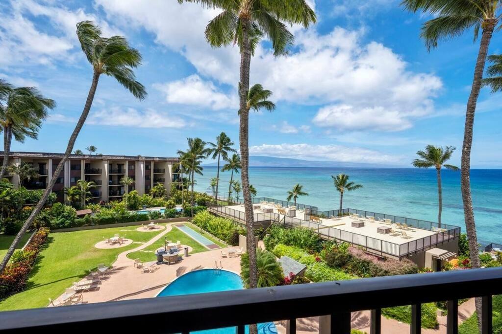 Ferienwohnung Hale Ono Loa 403- Top Floor, Ocean View, & Complete Modern Remodel Kahana Exterior foto